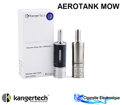 Clearomizer AeroTank Mow de KangerTech Noir ou Inox