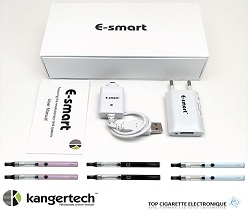 Coffret cigarette électronique discrète E-smart Double KangerTech Rose, Noir, ou Blanc