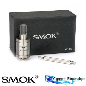 Dripper XPURE de SMOK (Smoktech) en acier inoxydable
