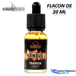 E-Liquide FAMOUS d’ELIQUID FRANCE Premium