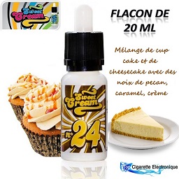 E-Liquide Sweet Cream N°24 d'ELIQUID FRANCE Premium