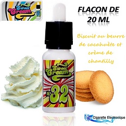E-Liquide Sweet Cream N°32 d'ELIQUID FRANCE Premium